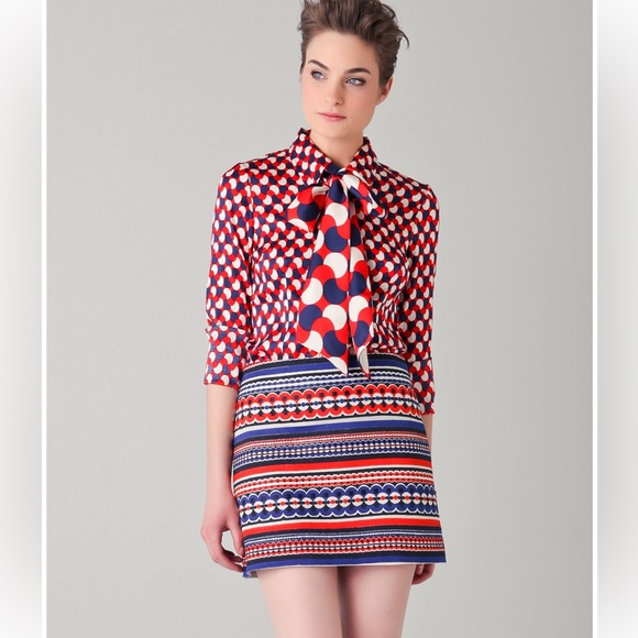 Milly Striped Miniskirt - Picture 3 of 7